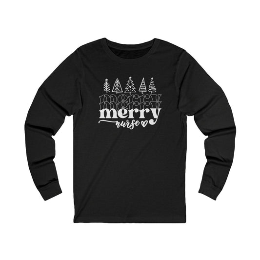 Merry Nurse Long Sleeve Tee