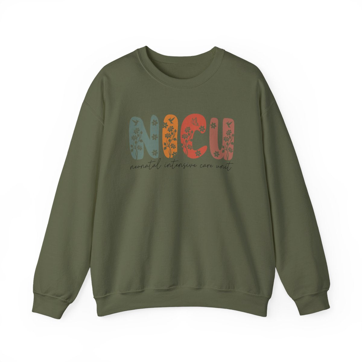 NICU Bogo Floral Long Sleeve Sweatshirt