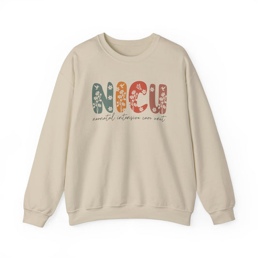 NICU Bogo Floral Long Sleeve Sweatshirt