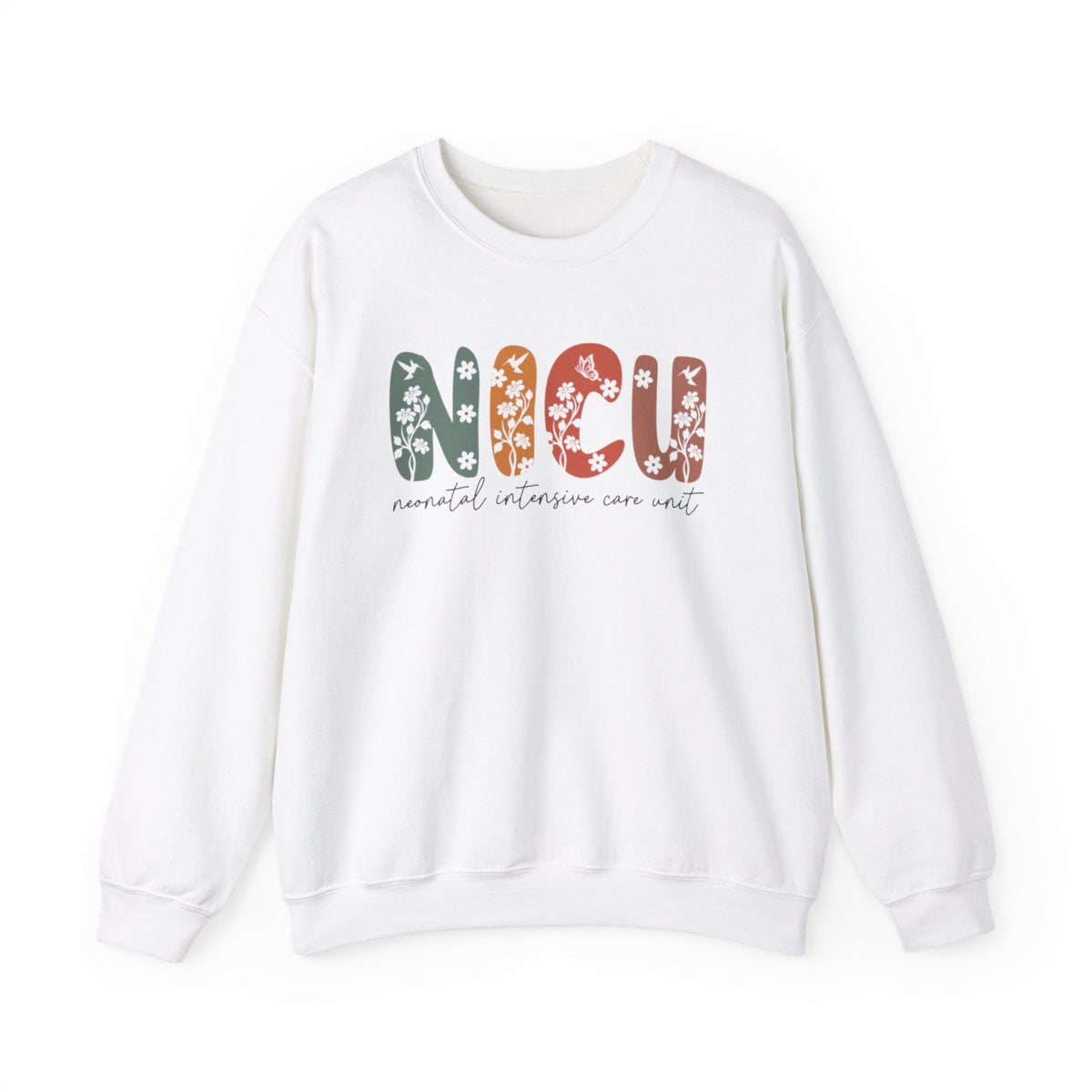 NICU Bogo Floral Long Sleeve Sweatshirt