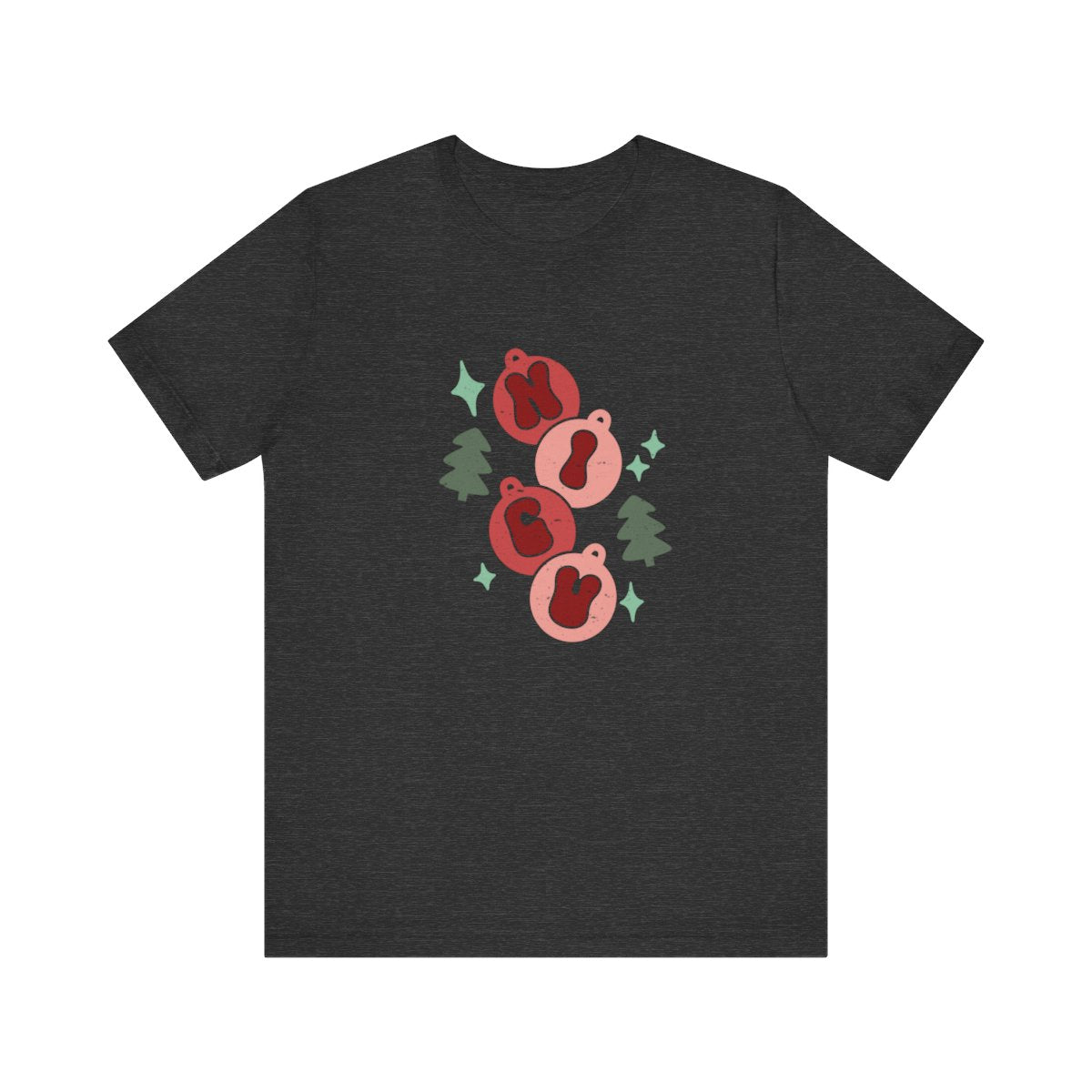 NICU Stacked Christmas Distressed Short Sleeve Tee