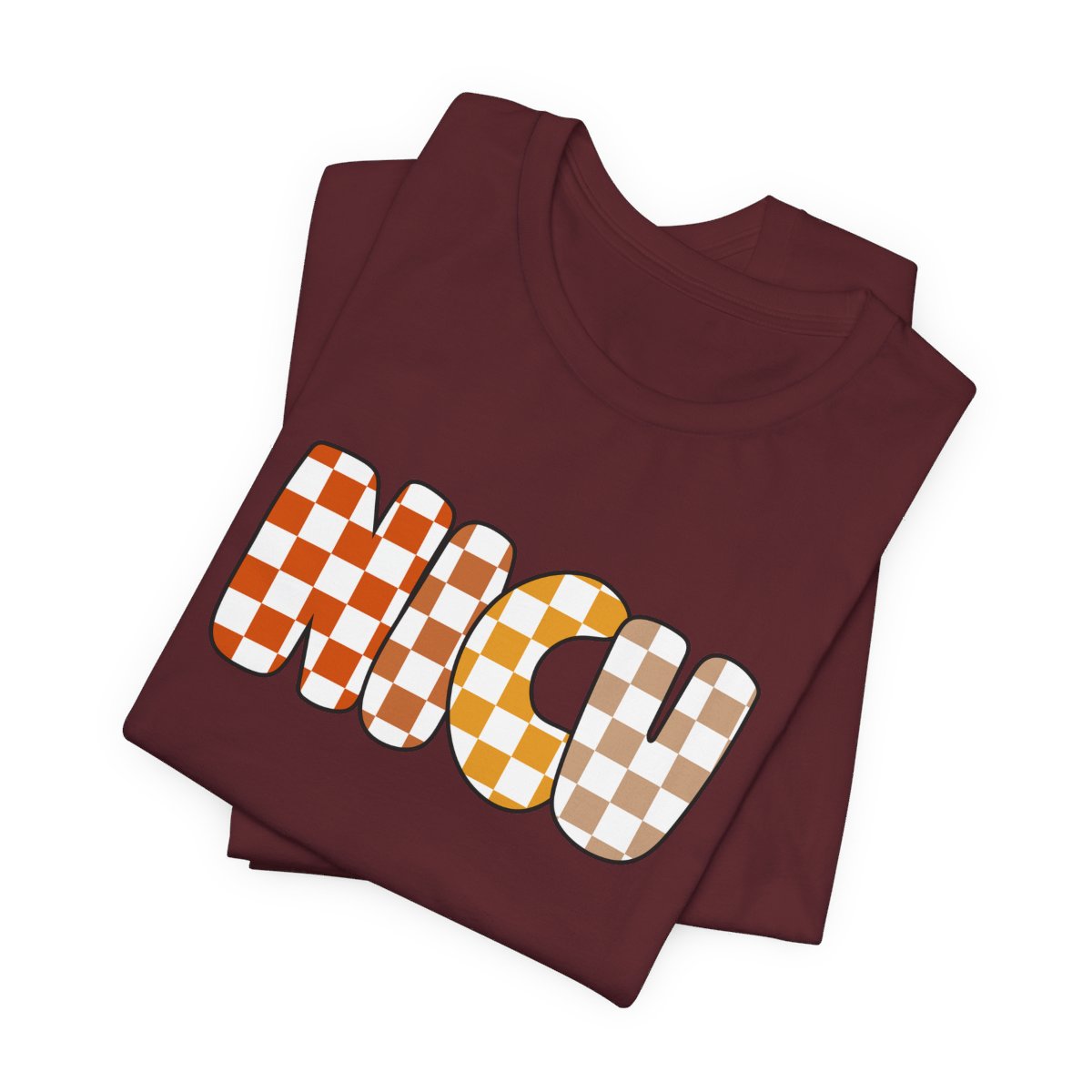 NICU Checkered Fall Short Sleeve Tee