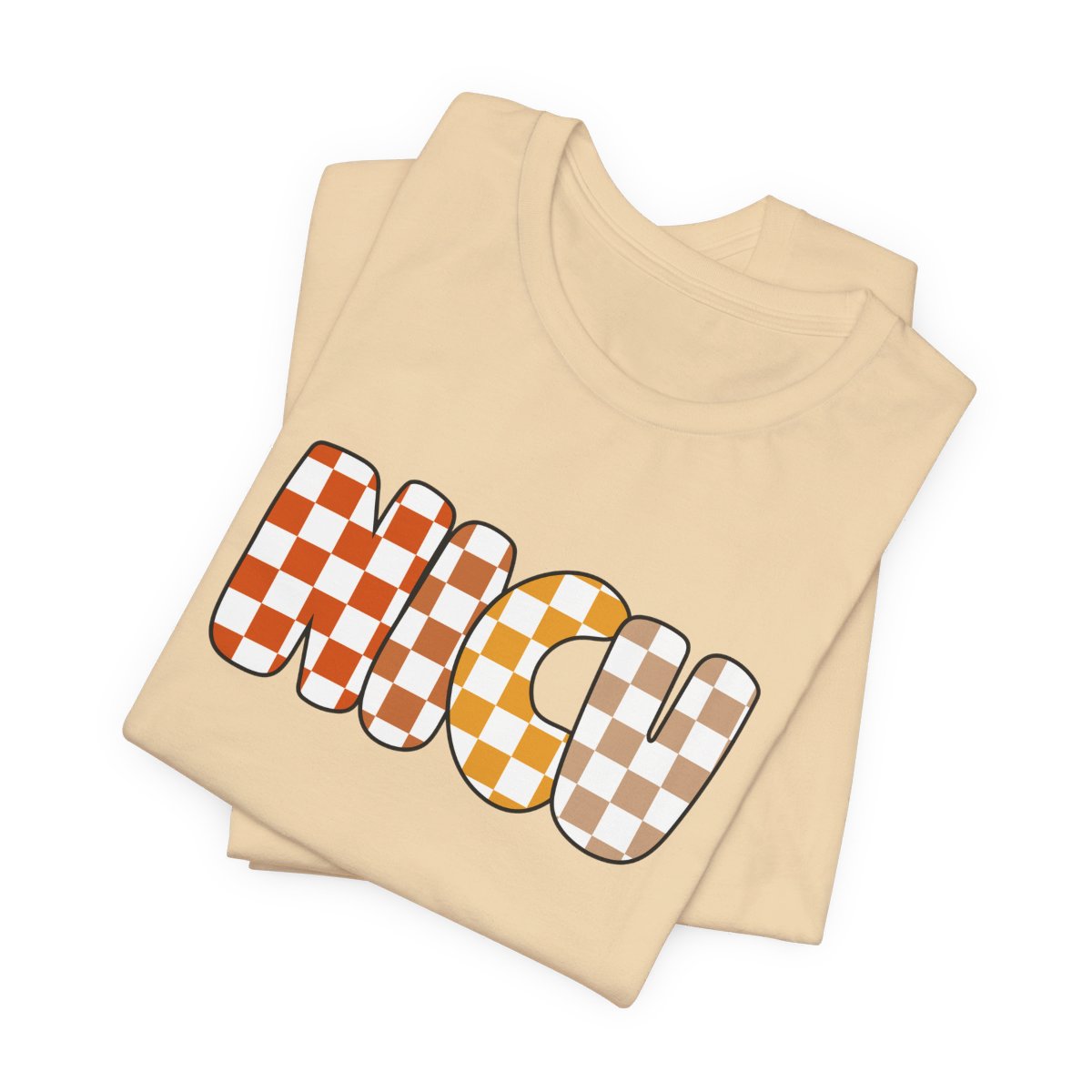 NICU Checkered Fall Short Sleeve Tee