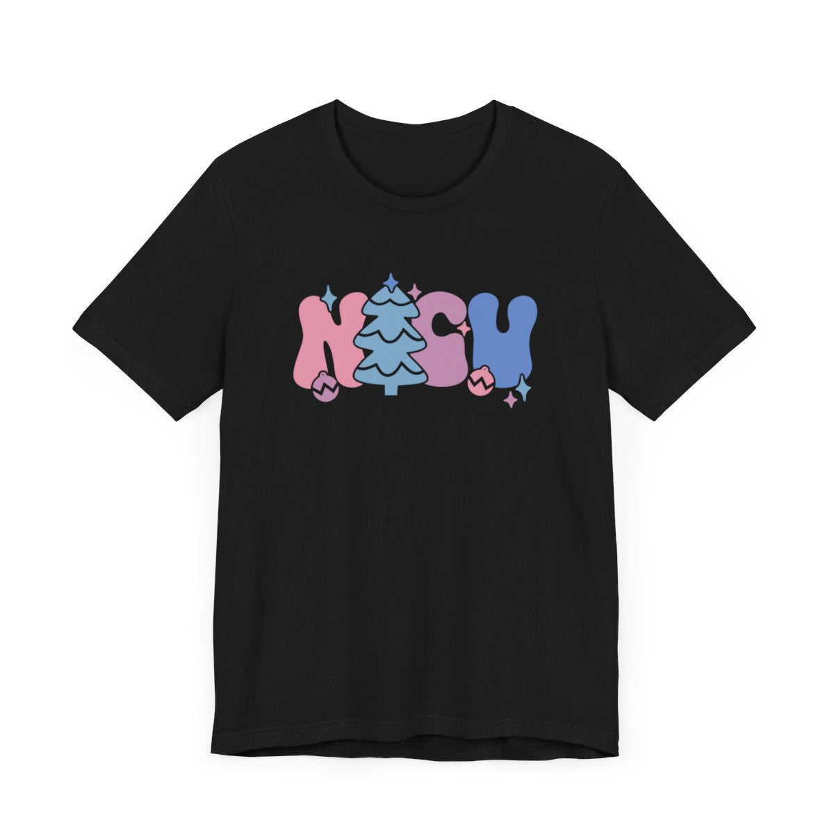 NICU Christmas Pastel Short Sleeve Tee