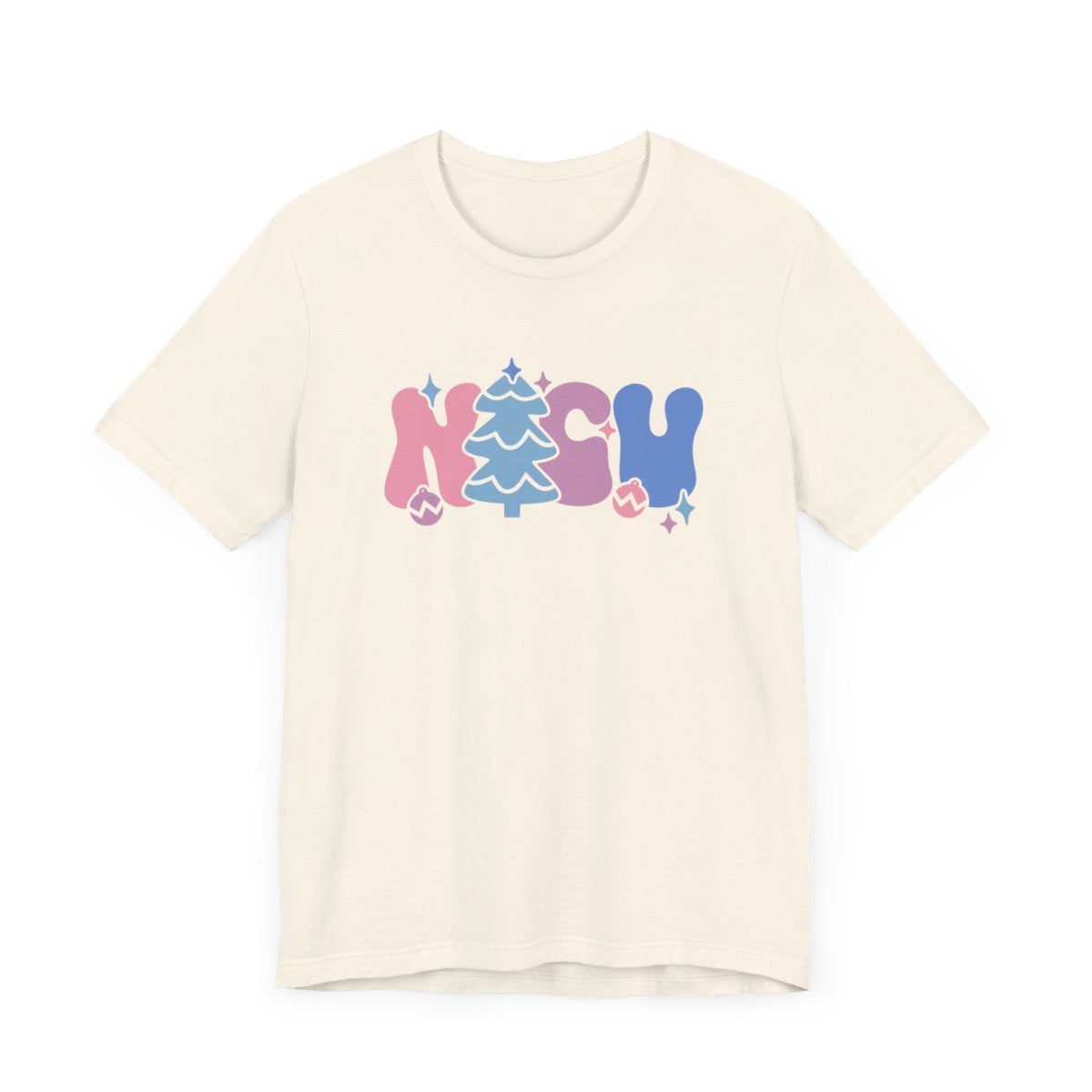 NICU Christmas Pastel Short Sleeve Tee