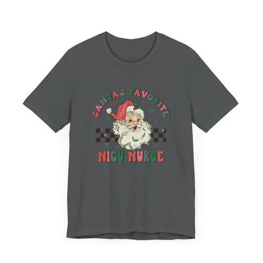 Santas Favorite NICU Nurse Short Sleeve Tee