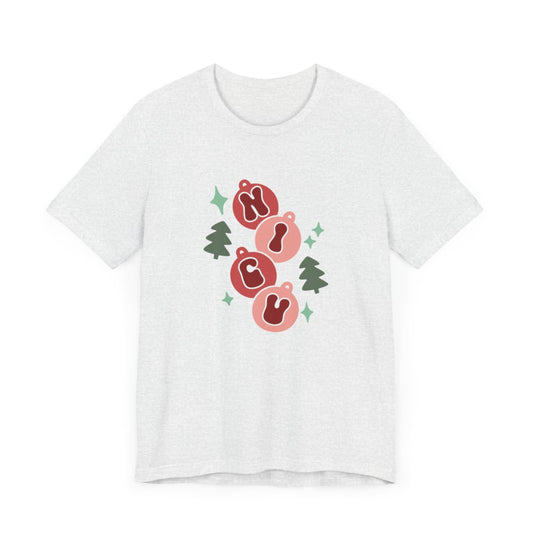 NICU Stacked Christmas Short Sleeve Tee
