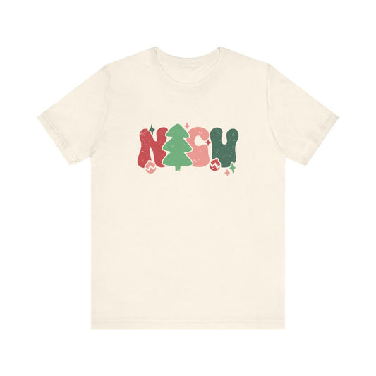NICU Christmas Distressed Short Sleeve Tee