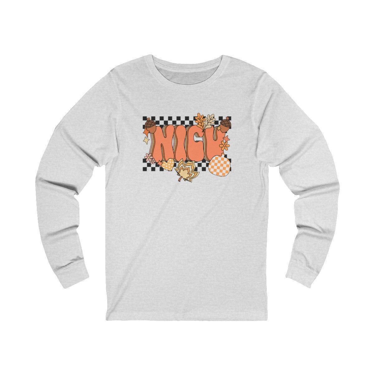 NICU Fall Pattern Long Sleeve Tee