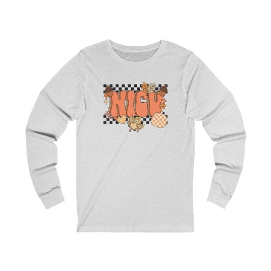 NICU Fall Pattern Long Sleeve Tee