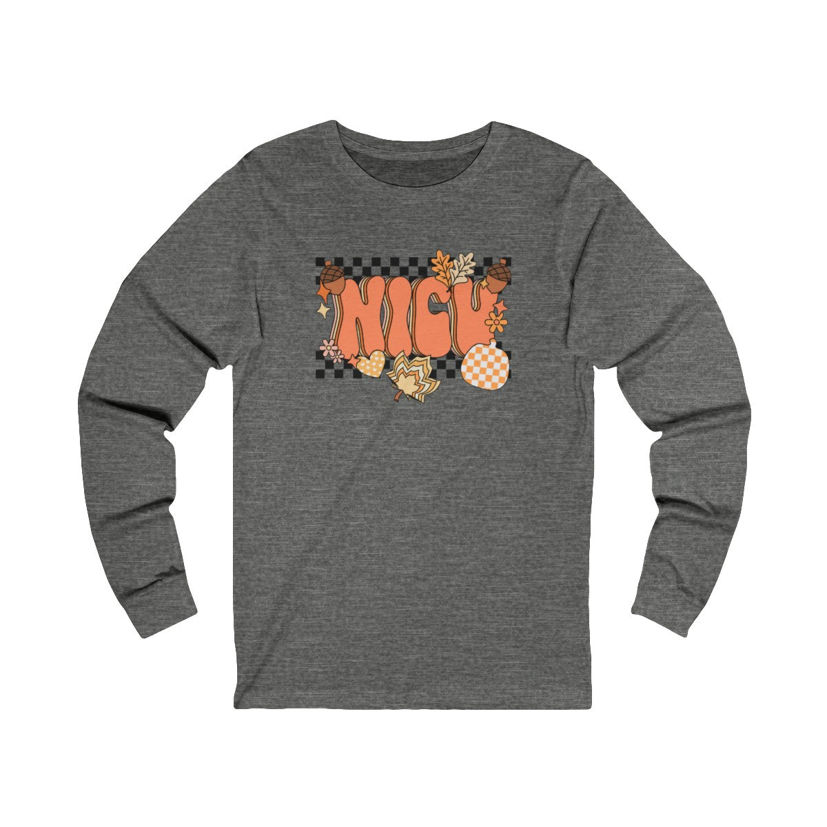 NICU Fall Pattern Long Sleeve Tee