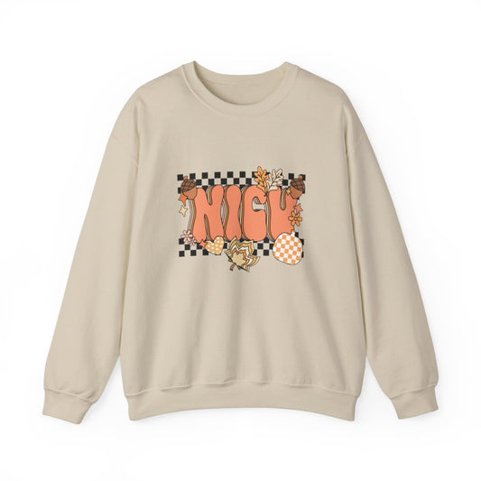 NICU Fall Pattern Long Sleeve Sweatshirt