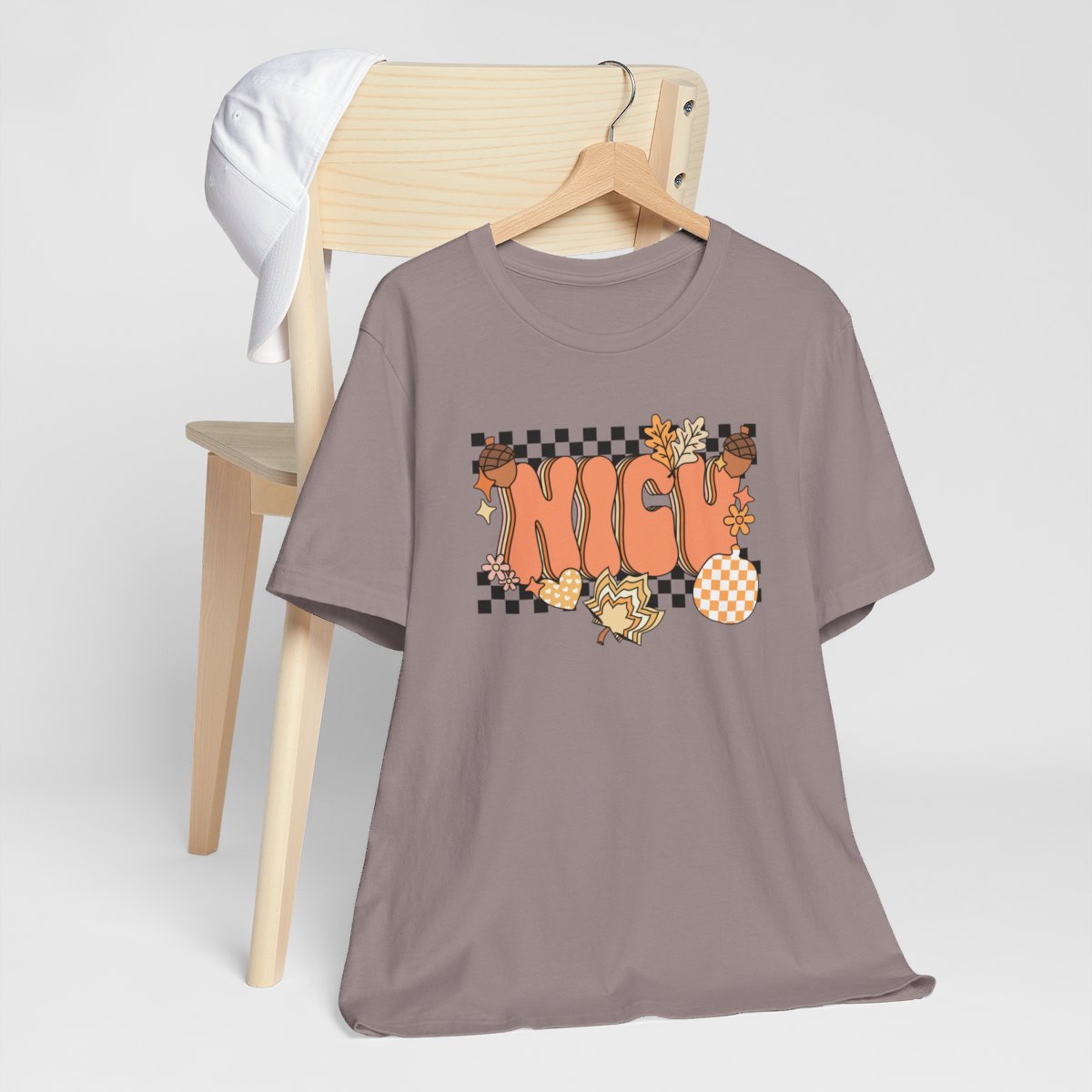 NICU Fall Pattern Short Sleeve Tee