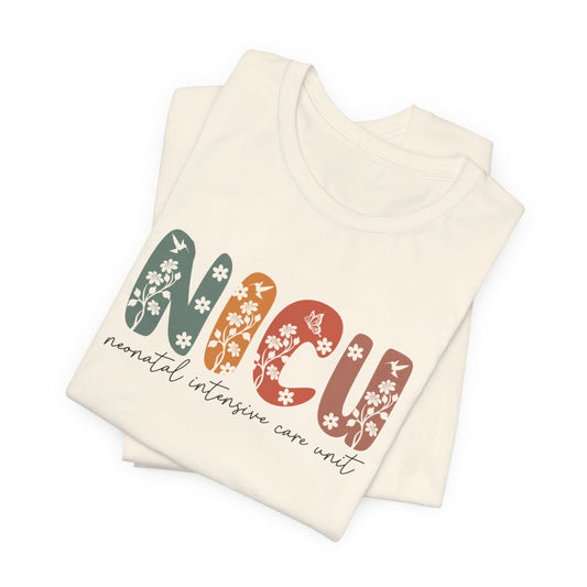 NICU Bogo Floral Short Sleeve Tee