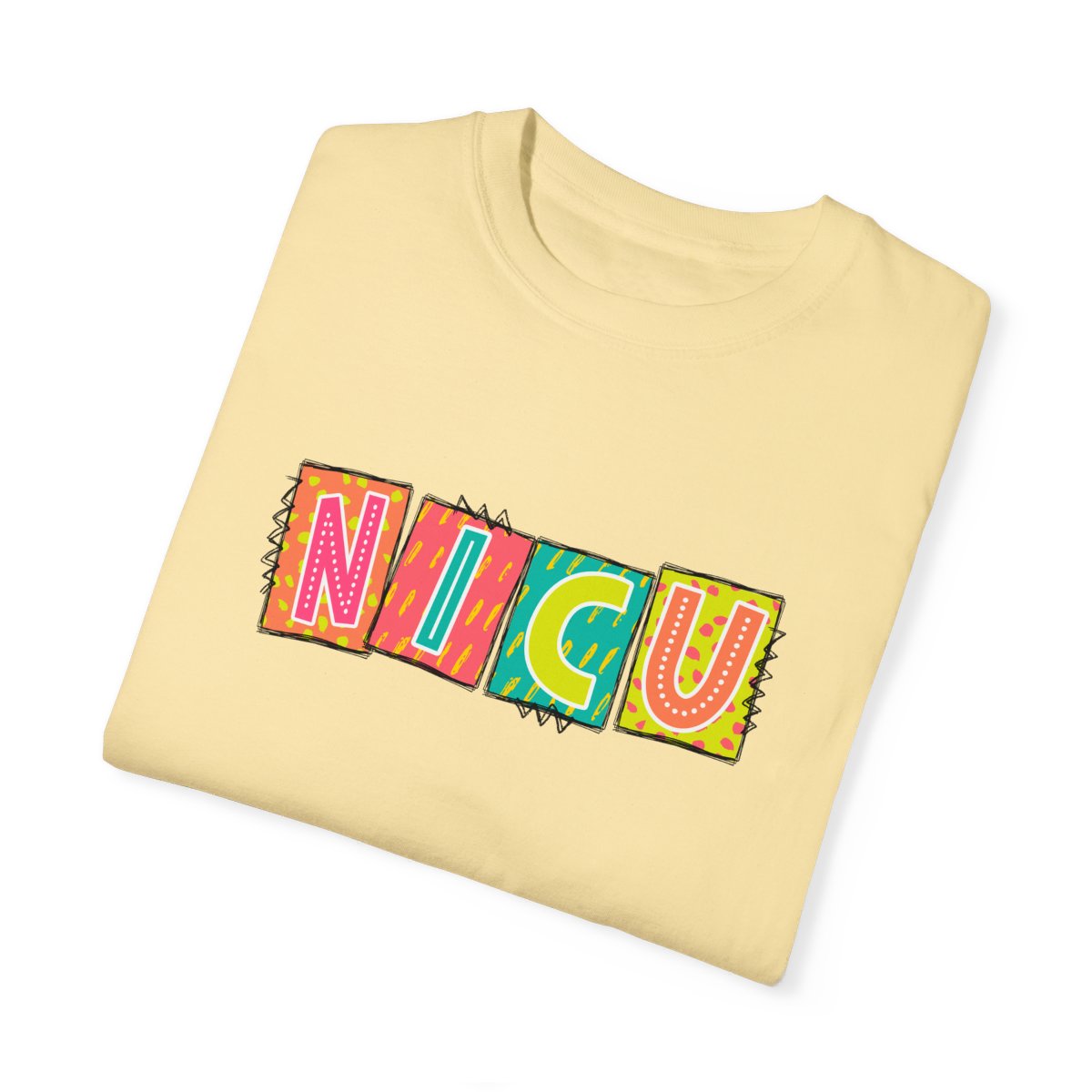 NICU Neon Blocks Short Sleeve Tee