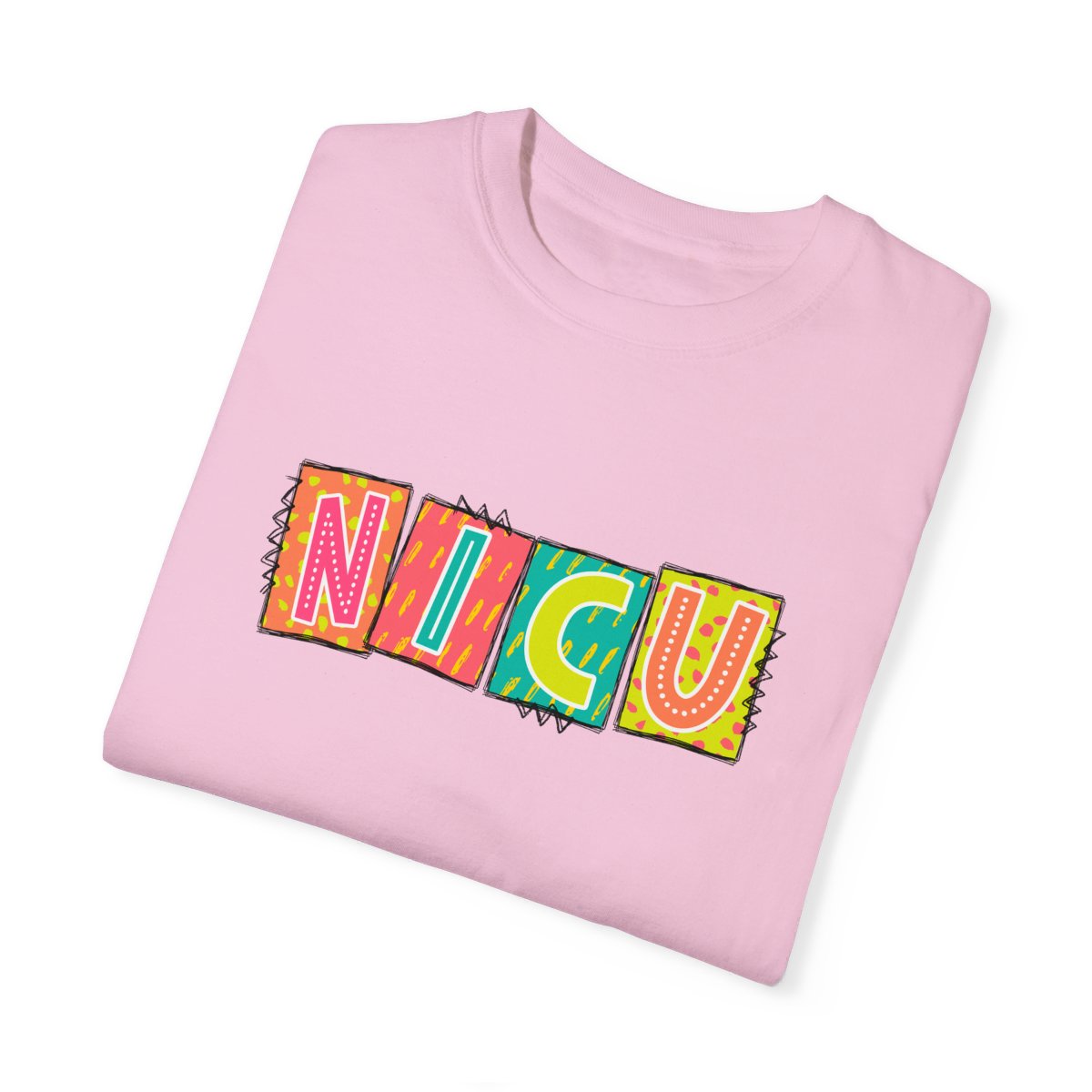 NICU Neon Blocks Short Sleeve Tee