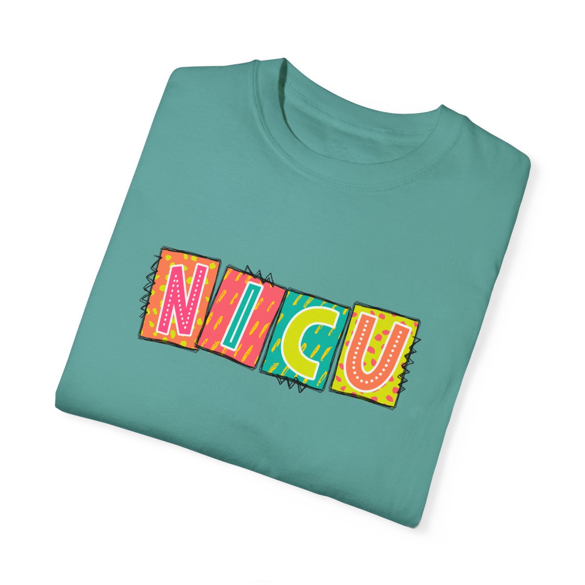 NICU Neon Blocks Short Sleeve Tee