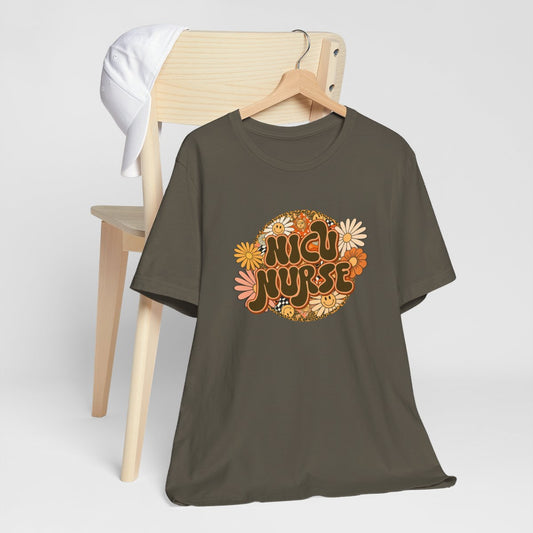 NICU Floral3 Short Sleeve Tee