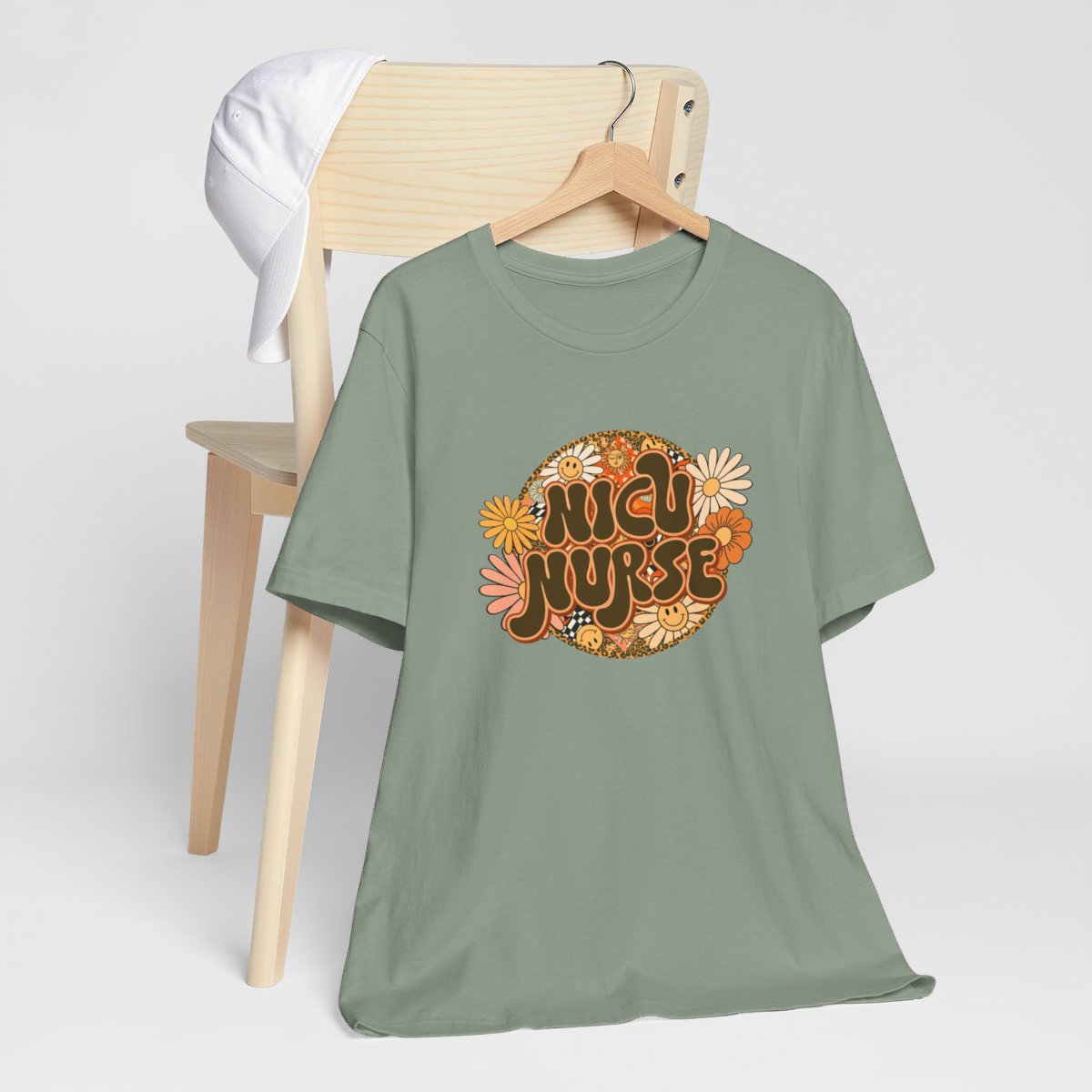 NICU Floral3 Short Sleeve Tee