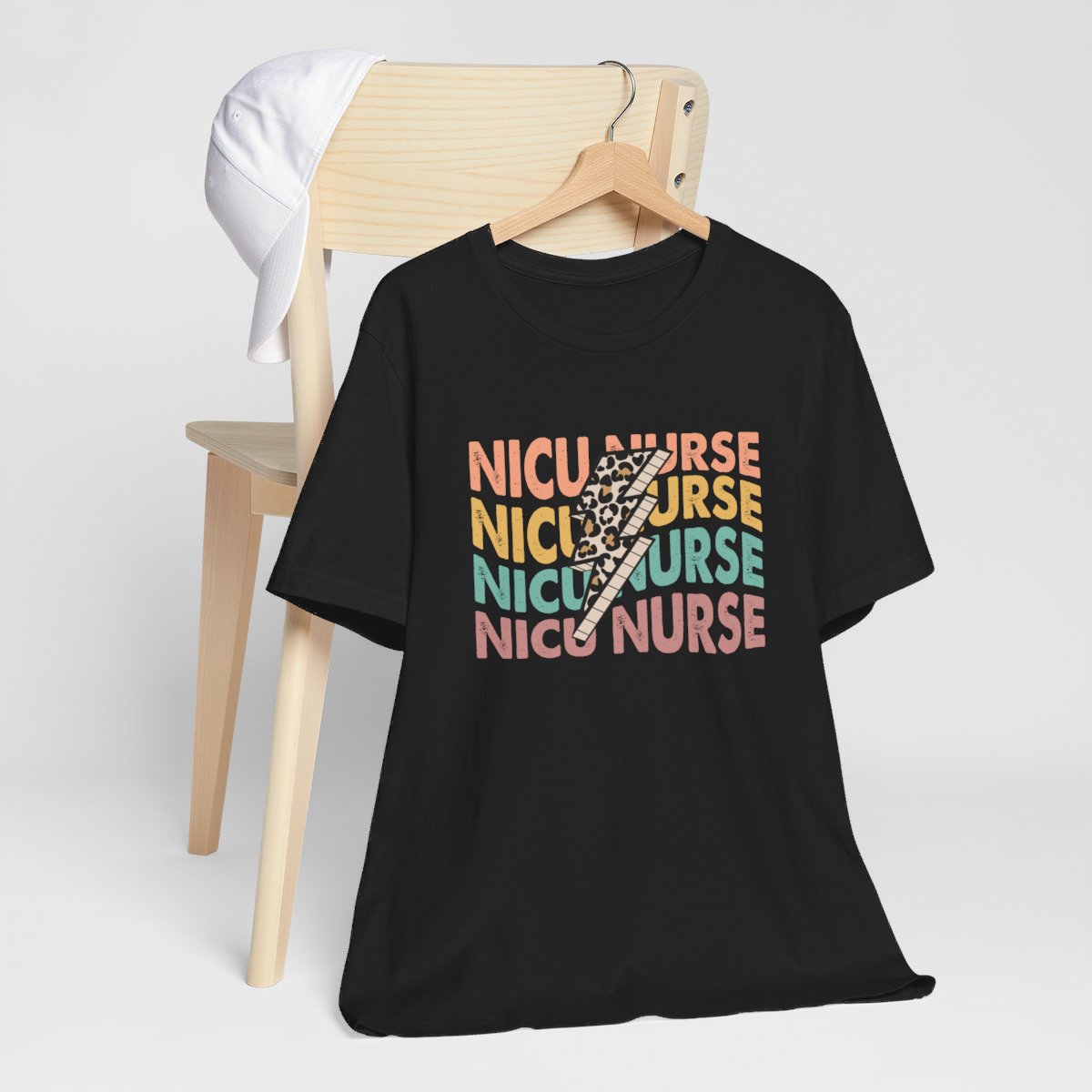 NICU Nurse Lightning Bolt Short Sleeve Tee