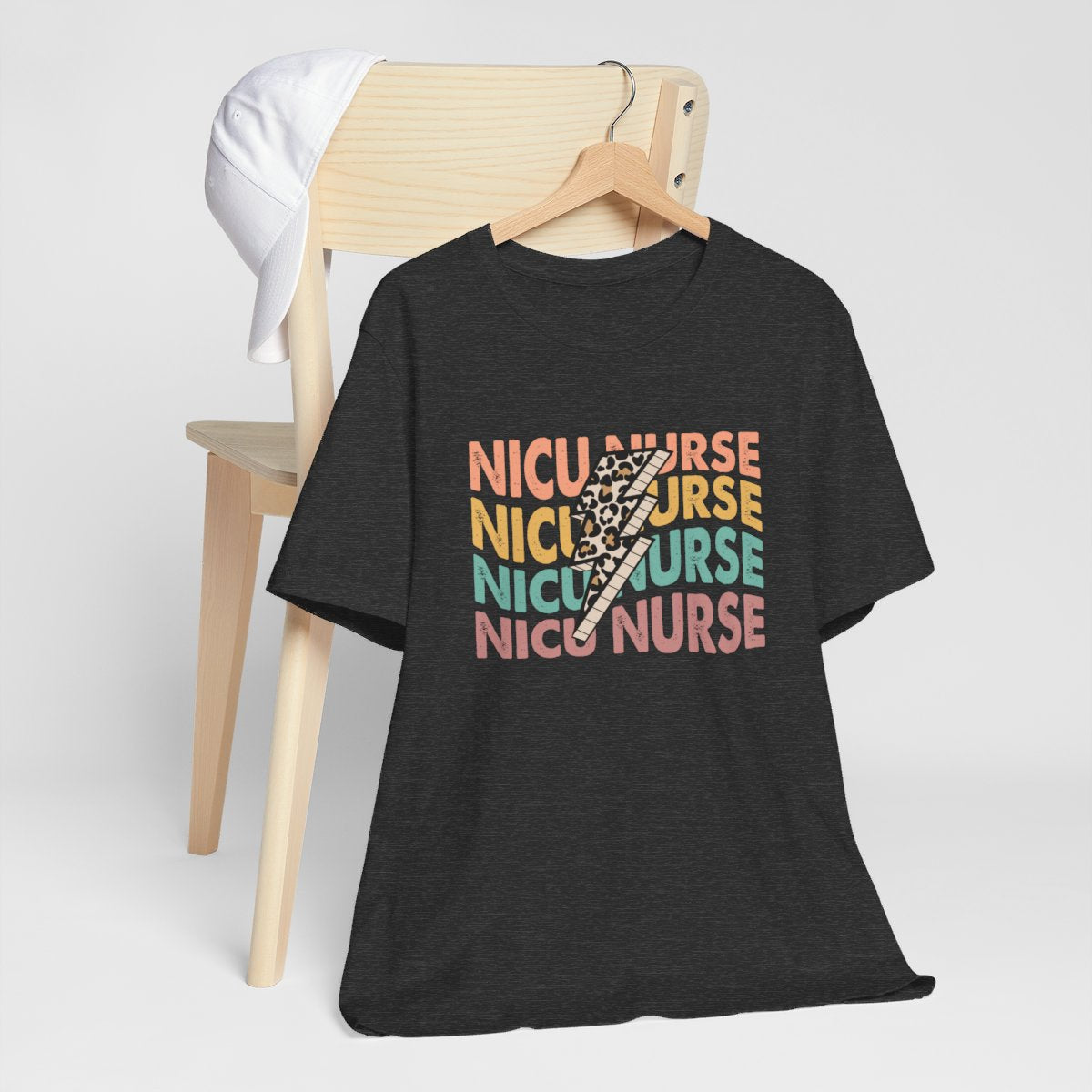 NICU Nurse Lightning Bolt Short Sleeve Tee
