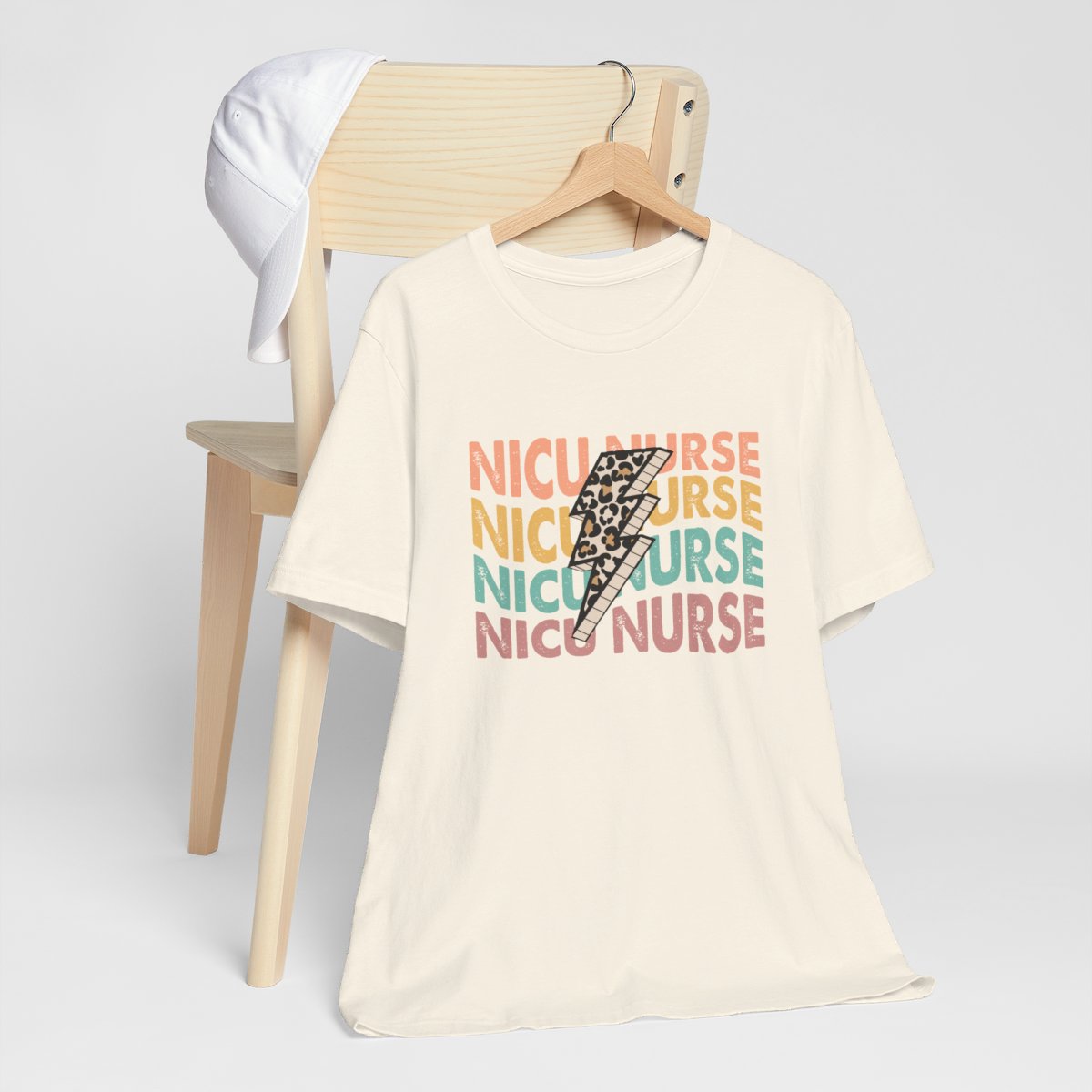 NICU Nurse Lightning Bolt Short Sleeve Tee