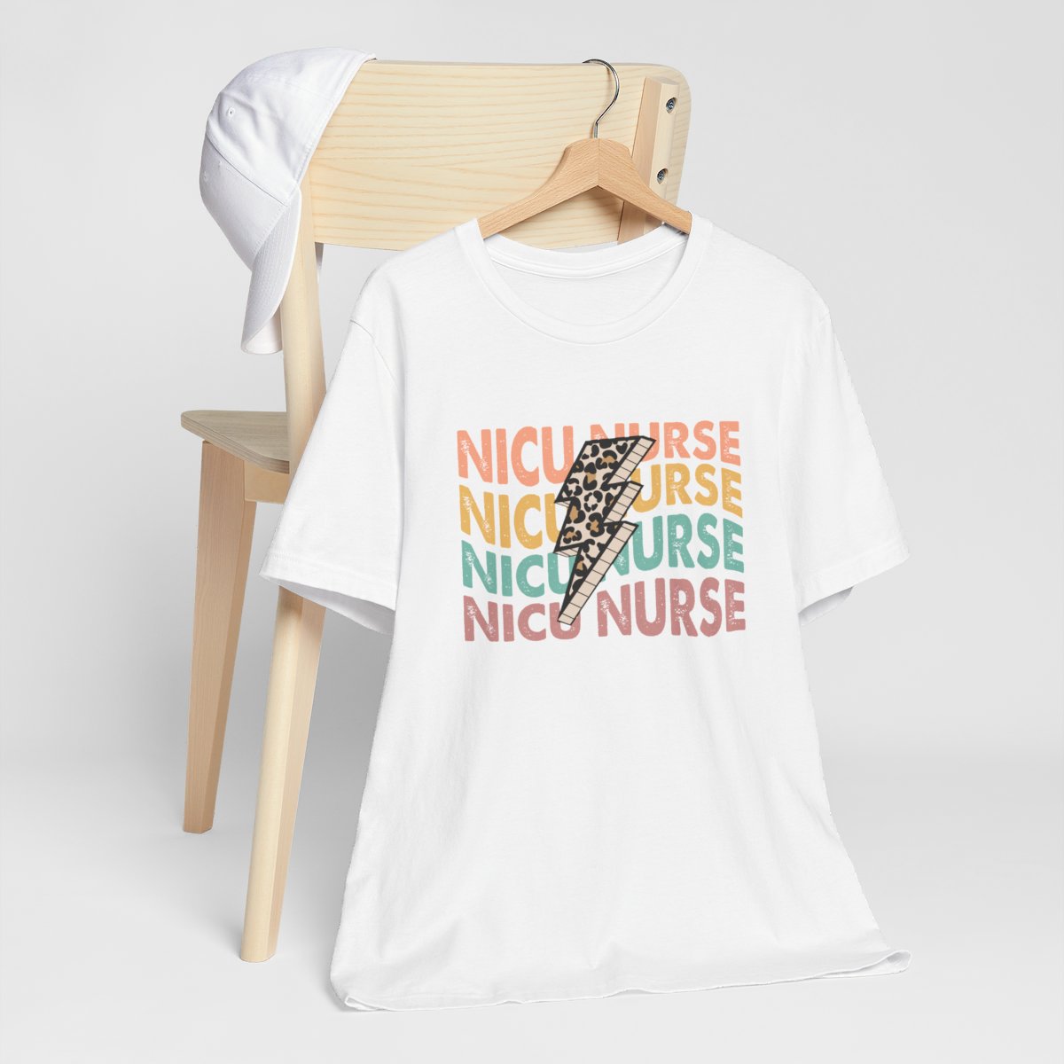 NICU Nurse Lightning Bolt Short Sleeve Tee