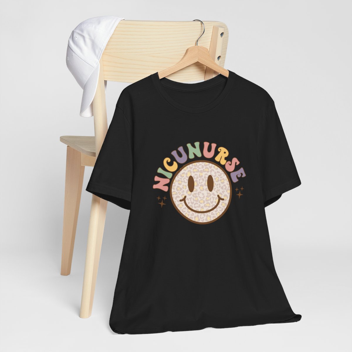 NICU Nurse Smiley Short Sleeve Tee