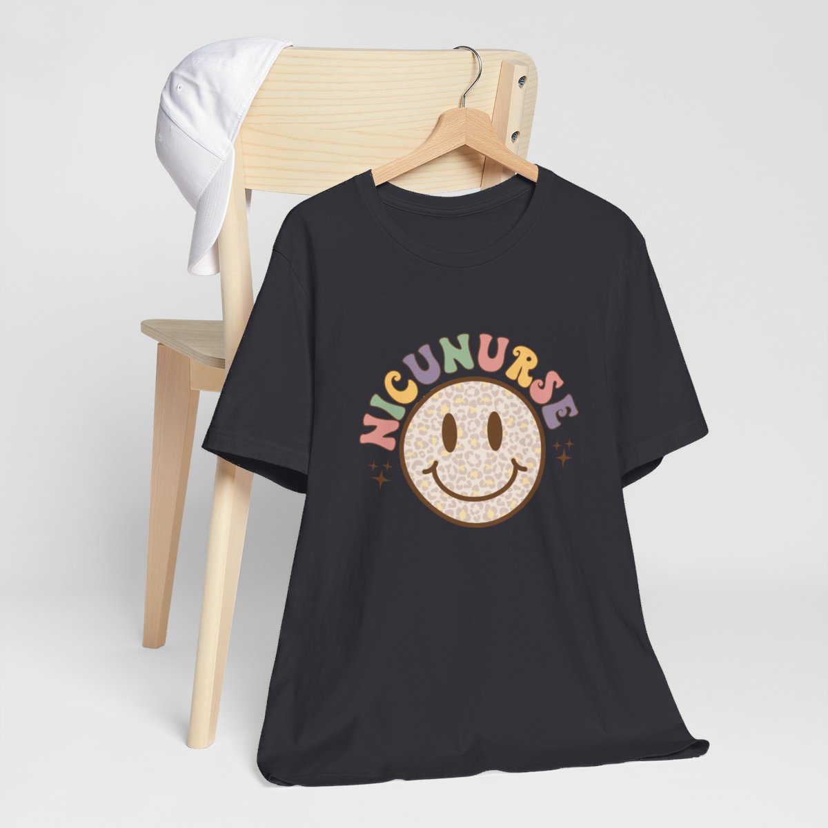 NICU Nurse Smiley Short Sleeve Tee