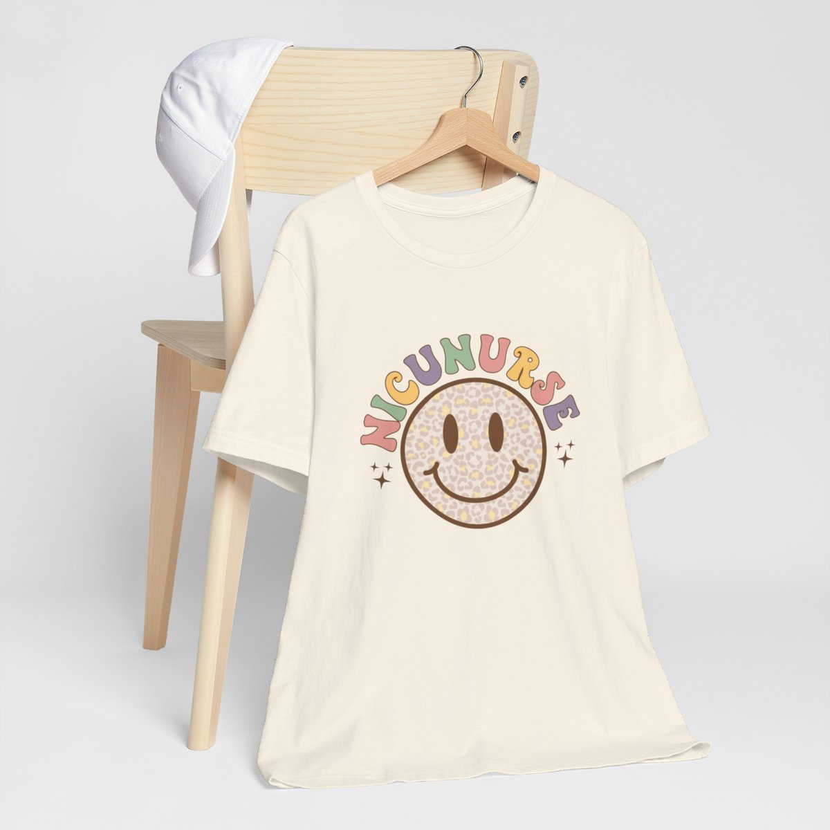 NICU Nurse Smiley Short Sleeve Tee
