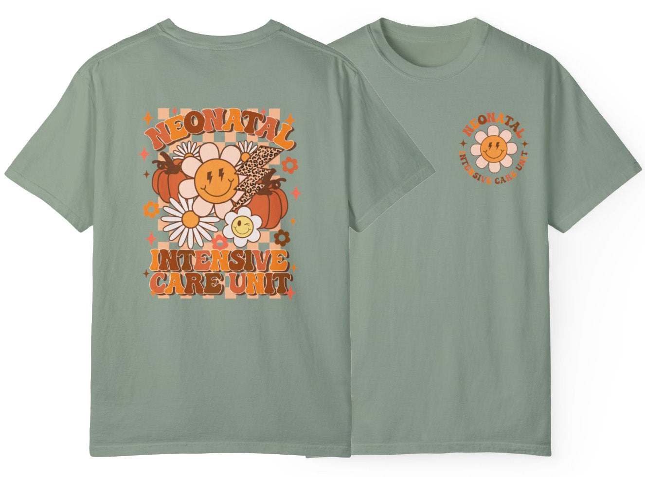 Neonatal Intensive Care Unit Fall Two Sided Short Sleeve Tee