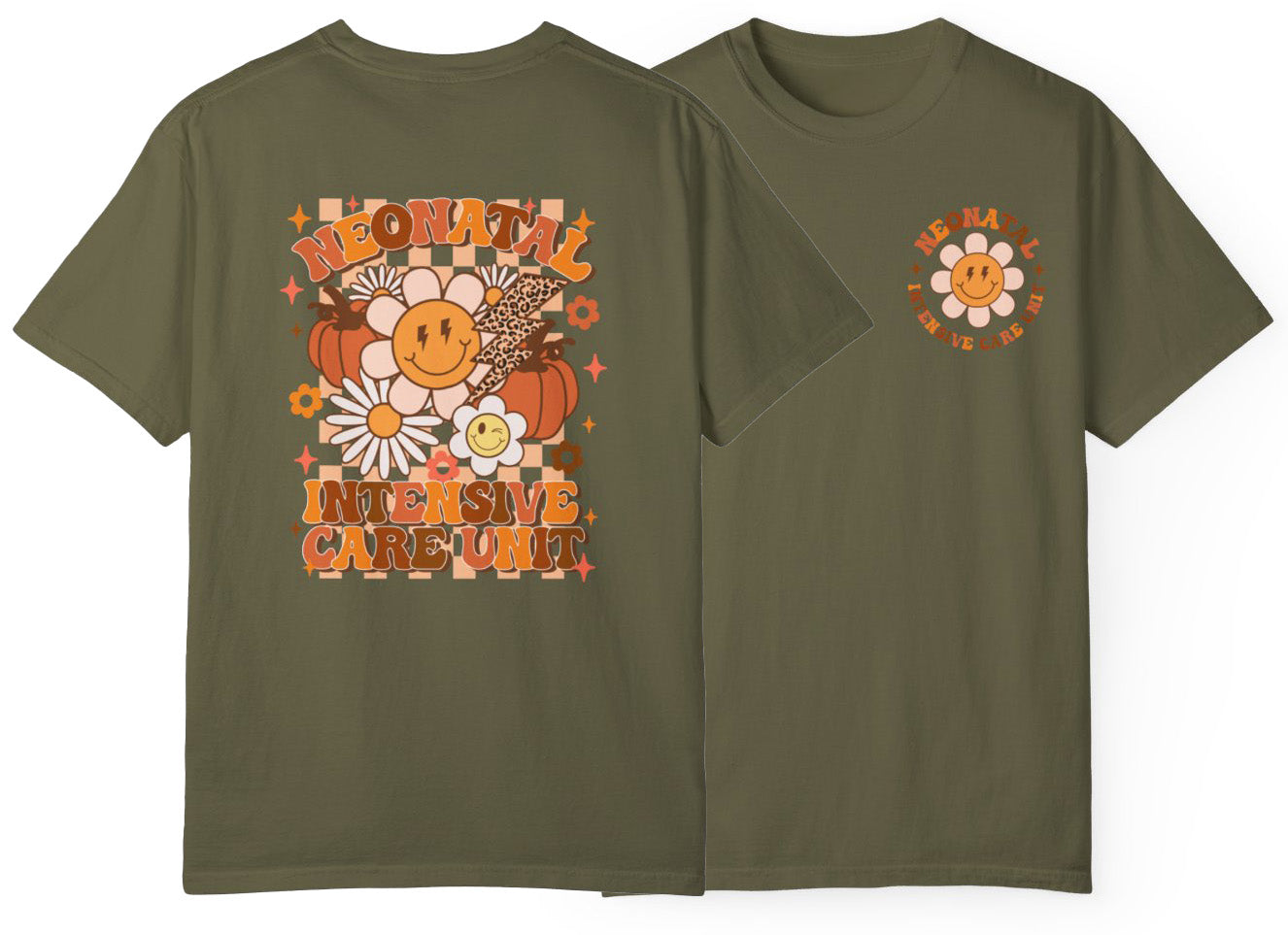Neonatal Intensive Care Unit Fall Two Sided Short Sleeve Tee
