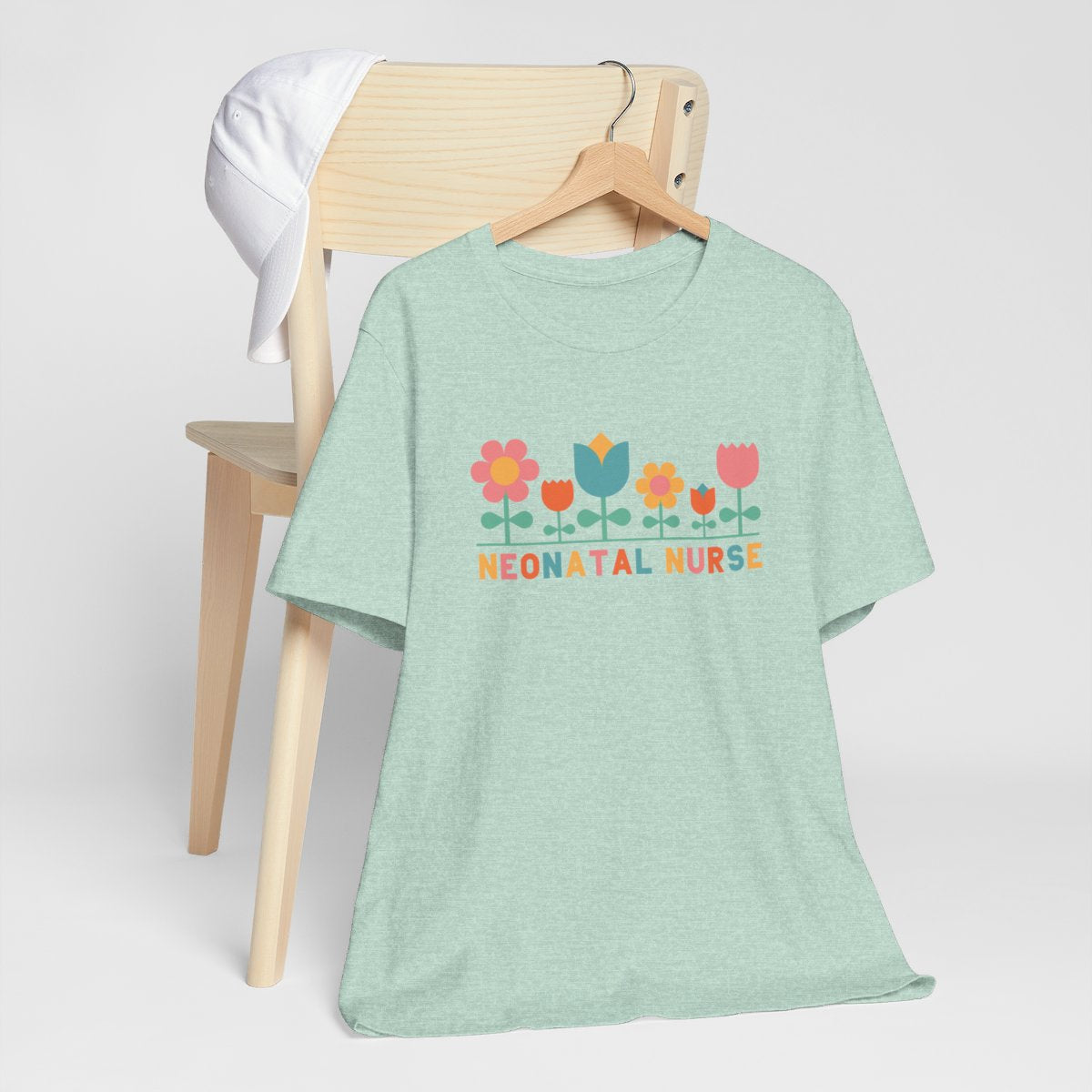 Neonatal Nurse Floral Short Sleeve Tee