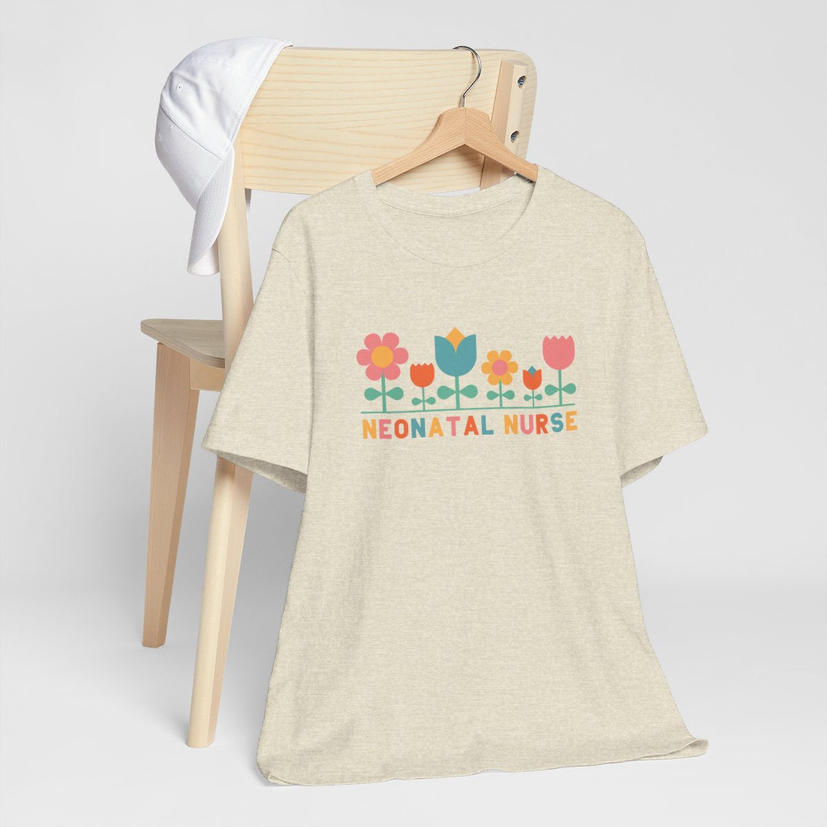 Neonatal Nurse Floral Short Sleeve Tee