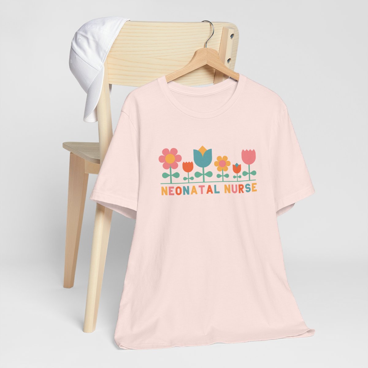 Neonatal Nurse Floral Short Sleeve Tee