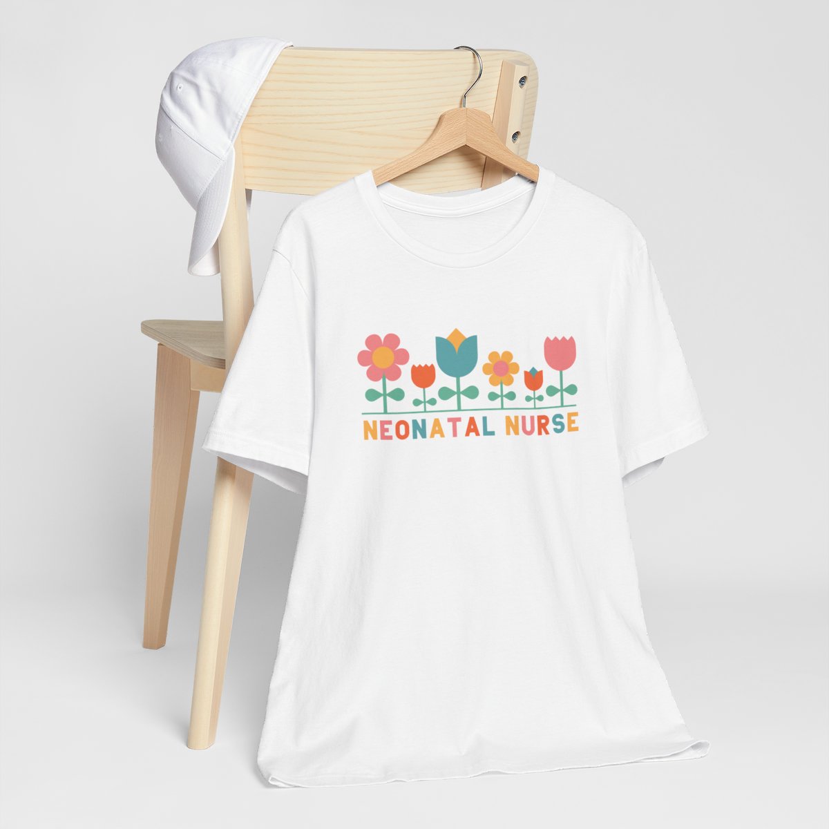 Neonatal Nurse Floral Short Sleeve Tee