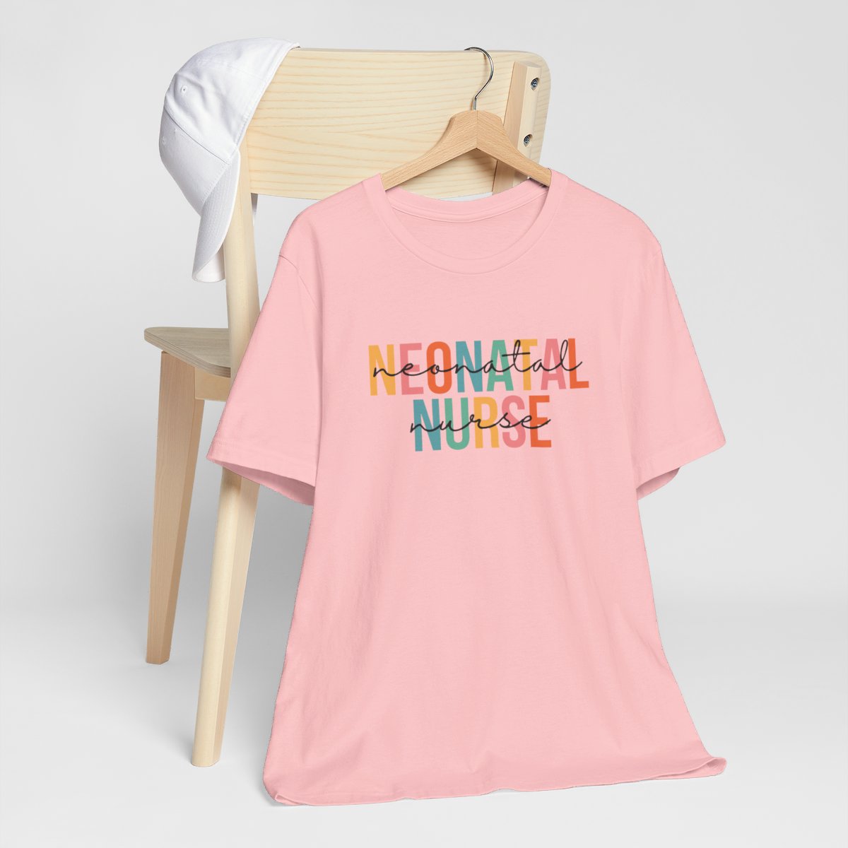 Neonatal Nurse with Script Short Sleeve Tee