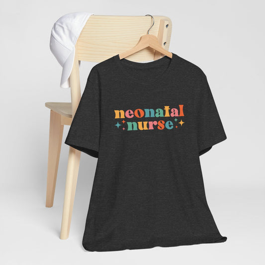 Neonatal Nurse with Stars Short Sleeve Tee