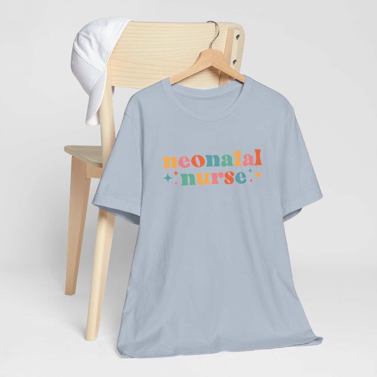 Neonatal Nurse with Stars Short Sleeve Tee