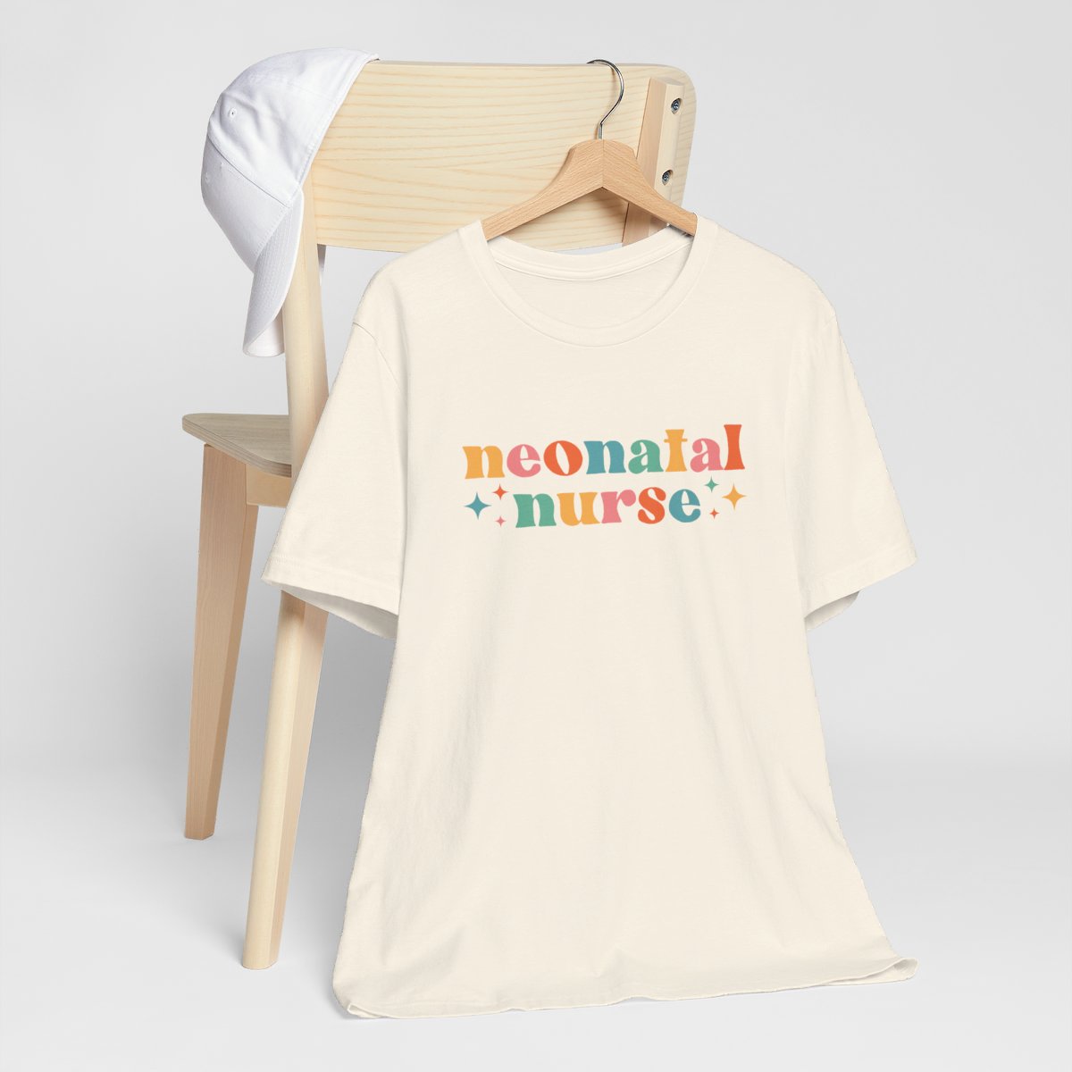 Neonatal Nurse with Stars Short Sleeve Tee