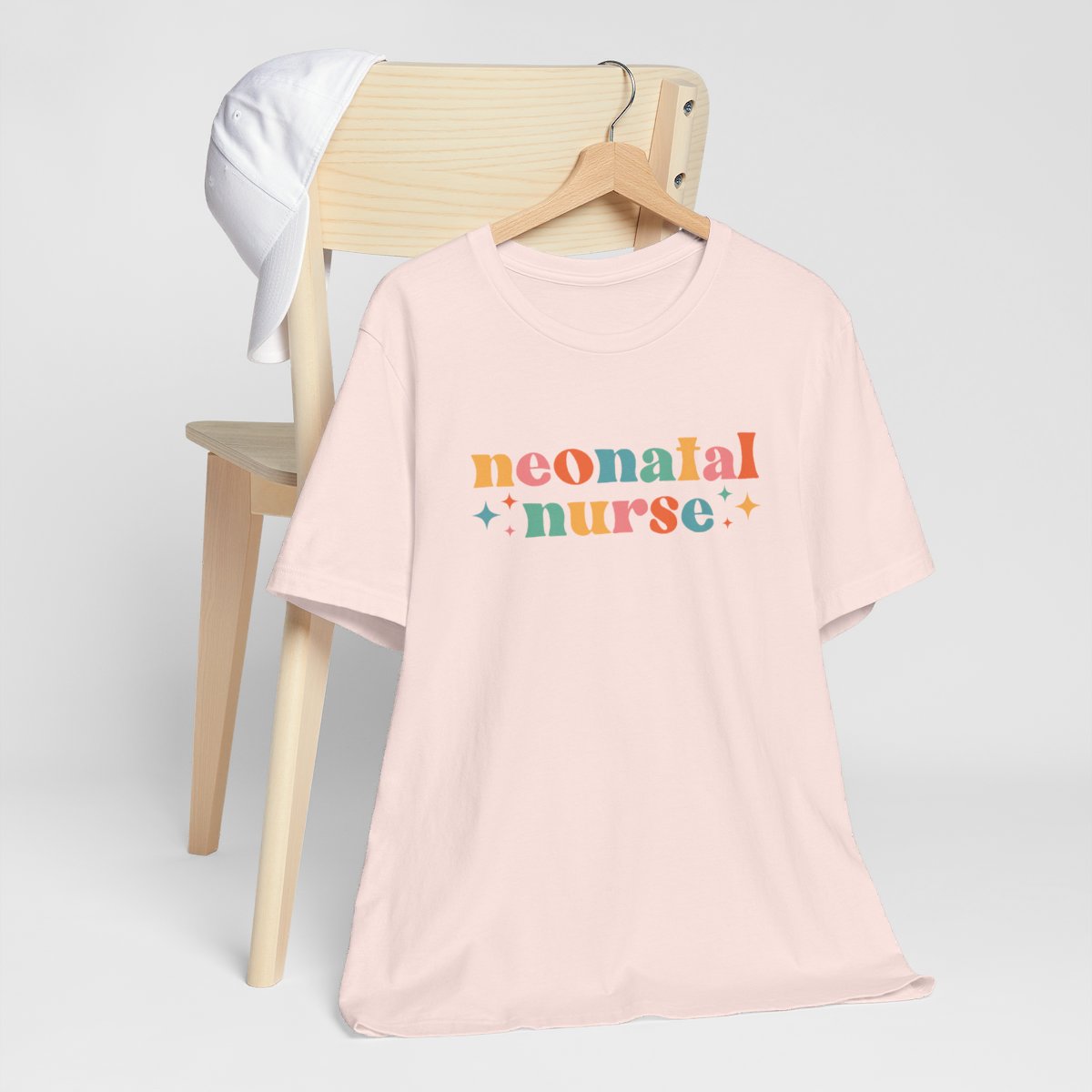 Neonatal Nurse with Stars Short Sleeve Tee