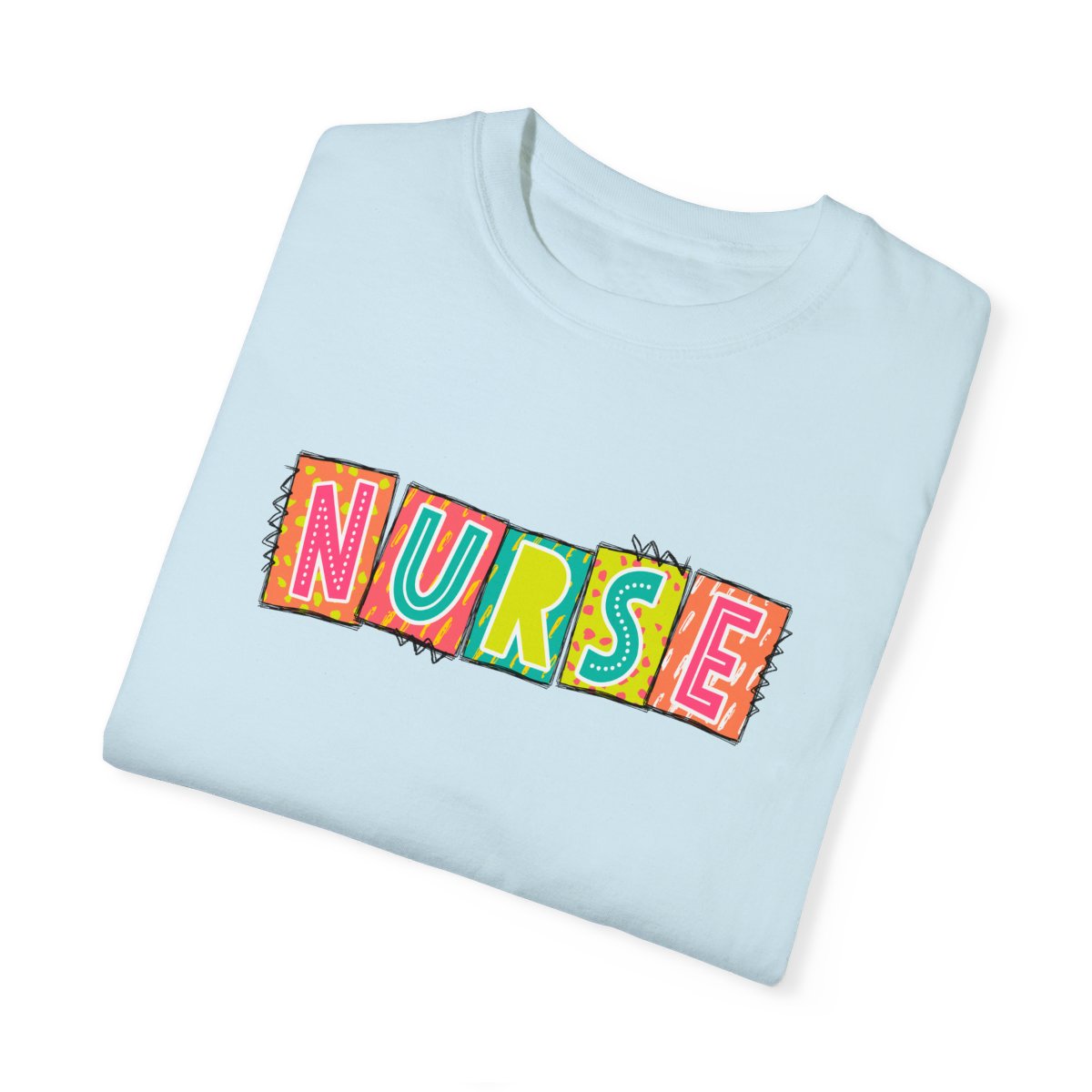 Nurse2 Neon Blocks Short Sleeve Tee