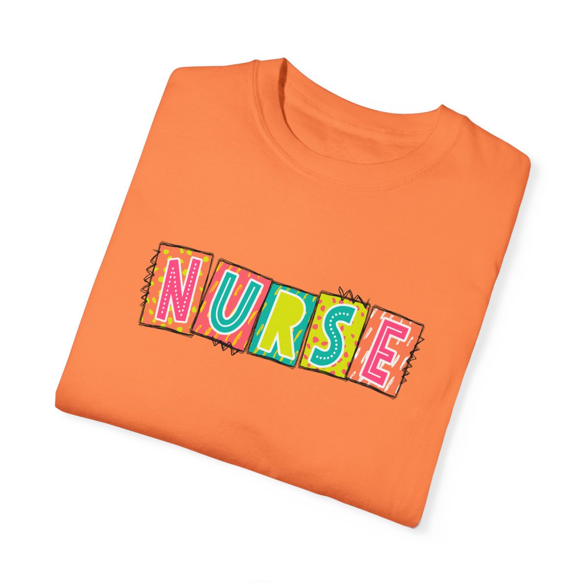 Nurse2 Neon Blocks Short Sleeve Tee