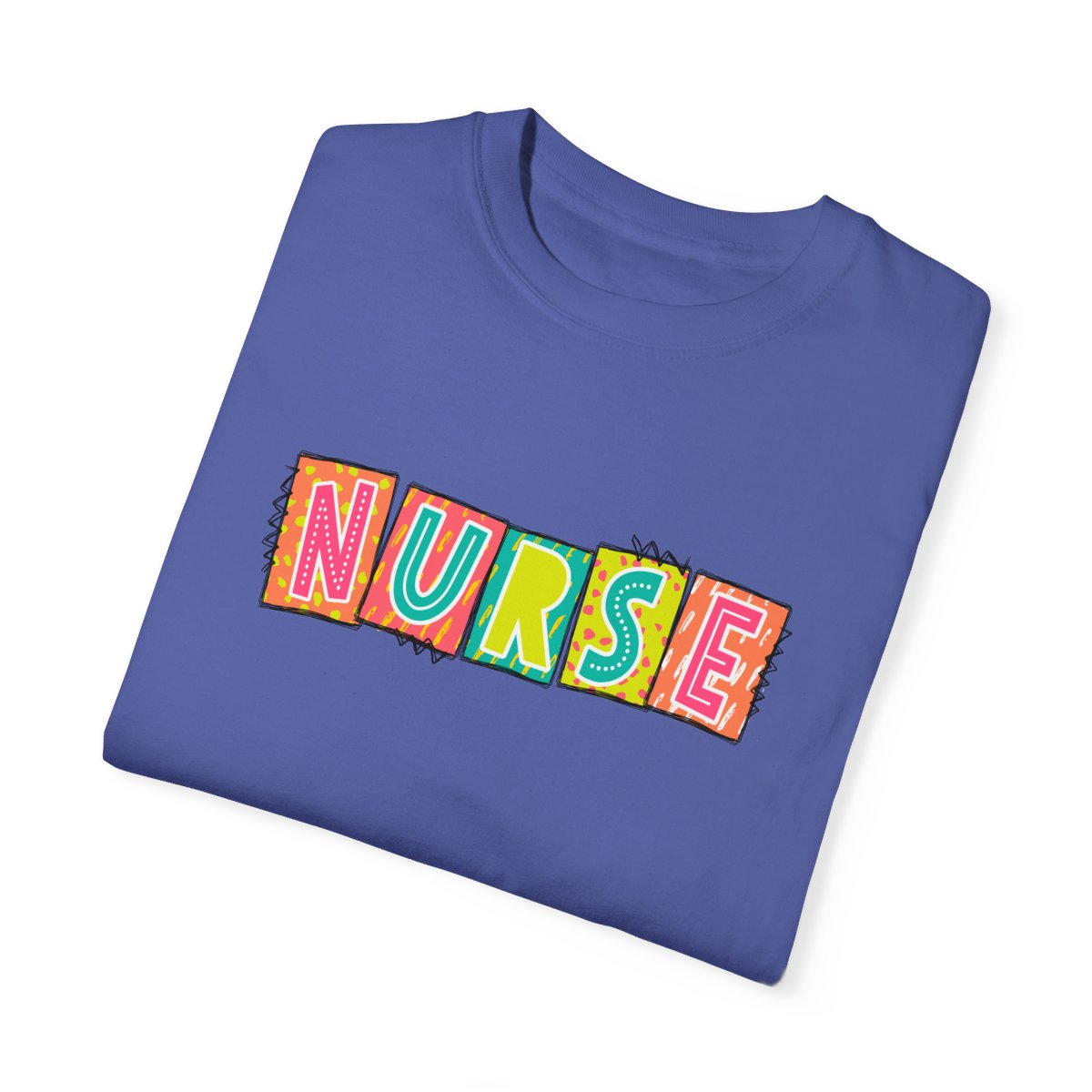 Nurse2 Neon Blocks Short Sleeve Tee