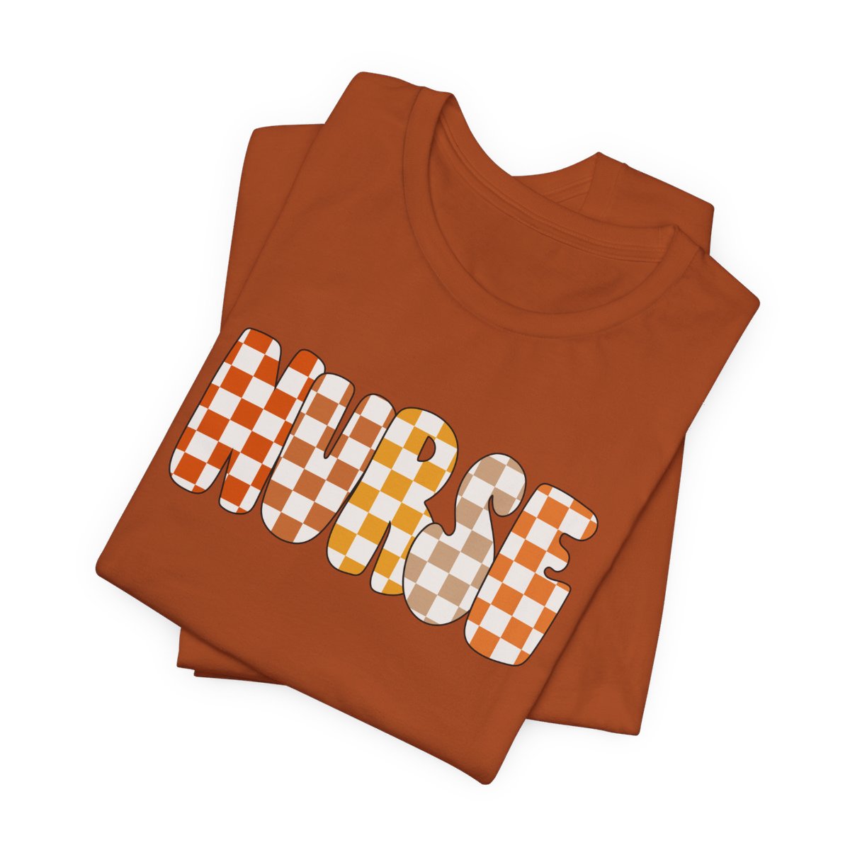 Nurse Checkered Fall Short Sleeve Tee