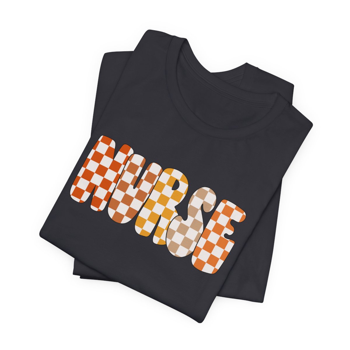 Nurse Checkered Fall Short Sleeve Tee