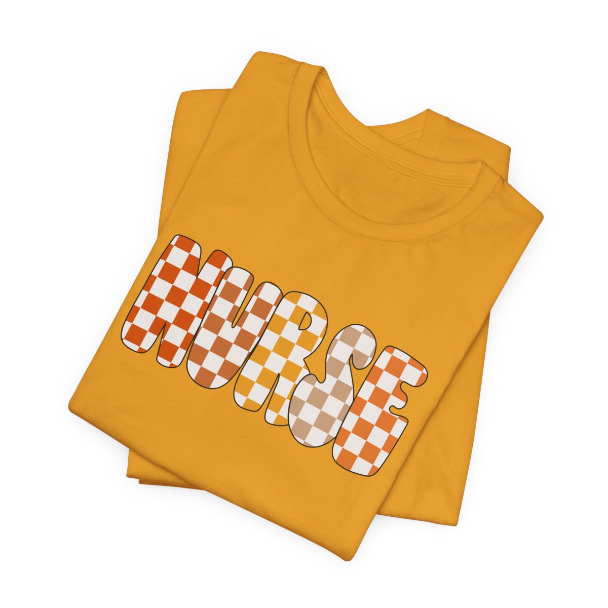 Nurse Checkered Fall Short Sleeve Tee