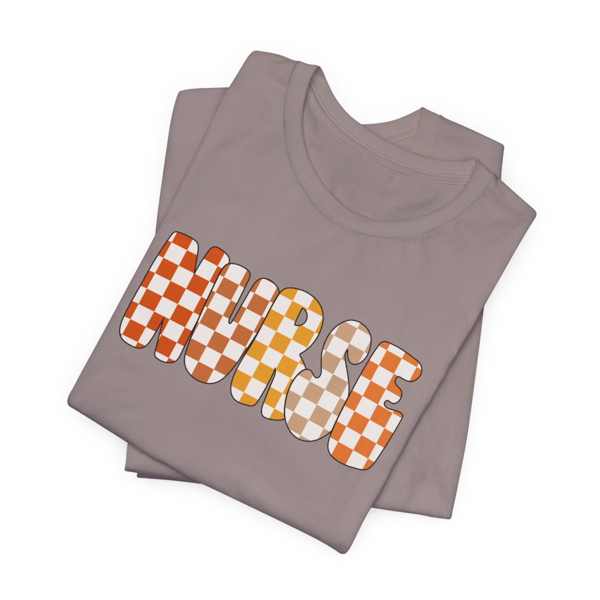 Nurse Checkered Fall Short Sleeve Tee
