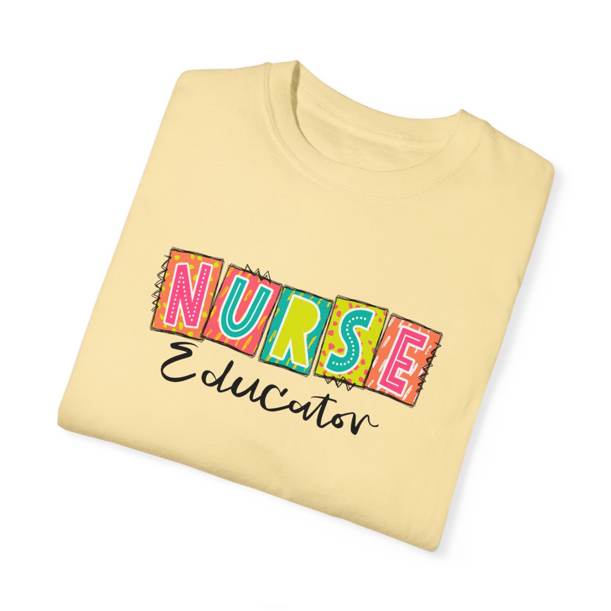 Nurse Educator Neon Blocks Short Sleeve Tee