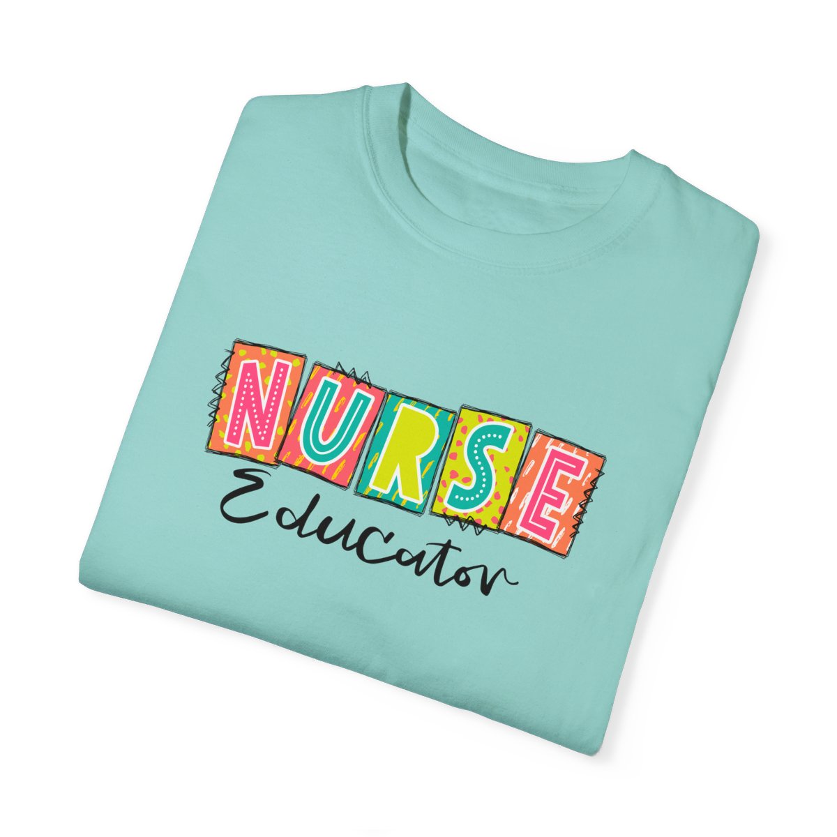 Nurse Educator Neon Blocks Short Sleeve Tee